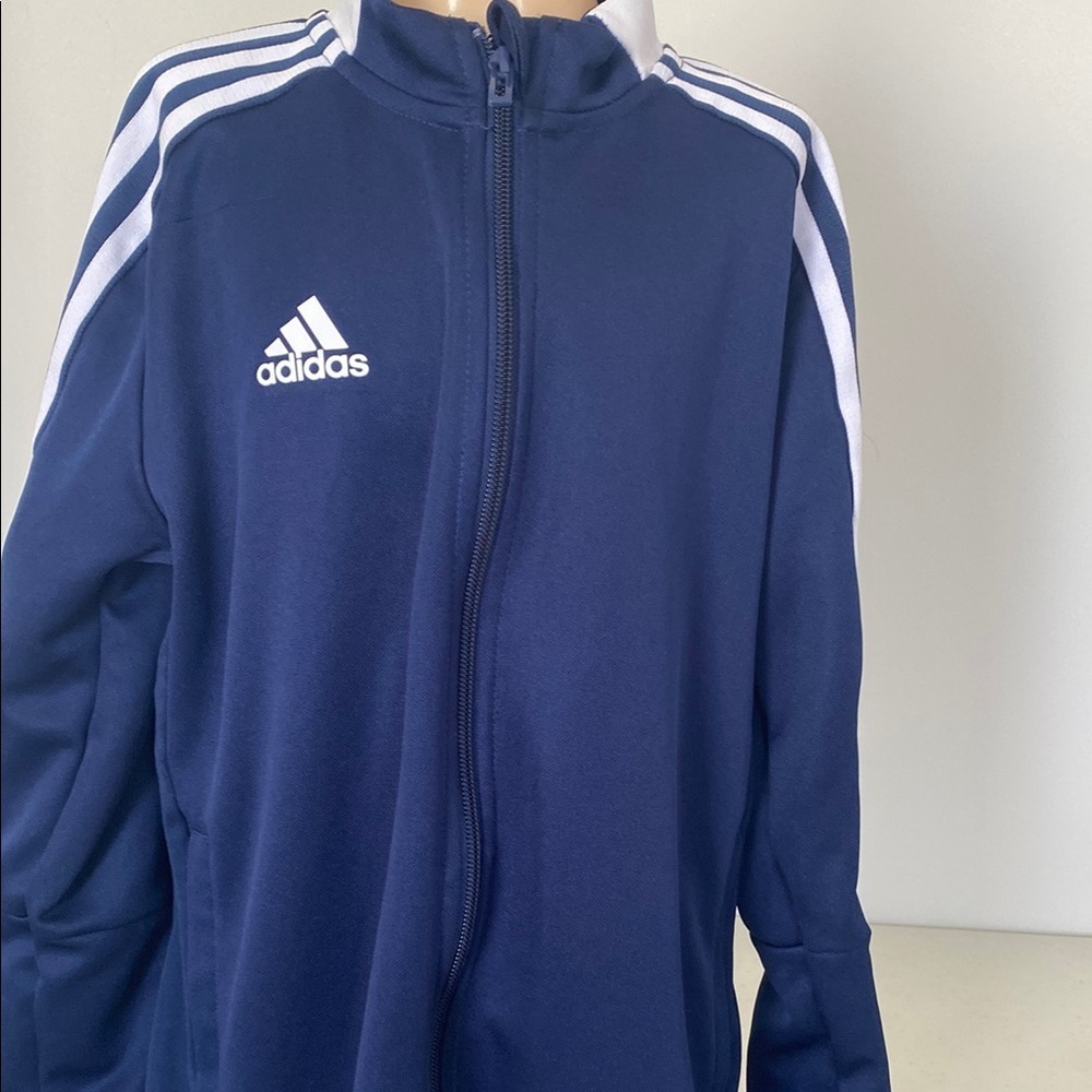 Adidas Navy Blue Track Jacket youth